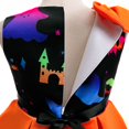 thumbnail image 3 of De Vestido de Halloween para niñas, vestido estampado, disfraz de bruja para juego de rol, disfraz de mascarada, 3 of 8
