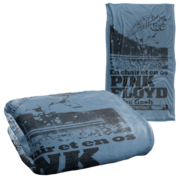 Pink Floyd Blanket, 36"x58", in The Flesh, Silky Touch Super Soft Throw
