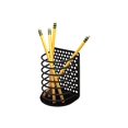 thumbnail image 1 of Fellowes Perf-ect - Pencil holder - metal - black, 1 of 2