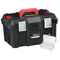 thumbnail image 2 of Caja de almacenamiento de herramientas, carcasa de transporte duro, organizador de caja de herramientas de equipos protable para la organización de 44 cm x 33 cm x 27 cm, 2 of 8