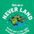 thumbnail image 3 of Disney - Peter Pan - Take Me to Neverland - Second Star to the Right - Toddler And Youth Short Sleeve Graphic T-Shirt, 3 of 5