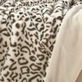 thumbnail image 3 of Home Soft Things Faux Fur Snow Leopard Throw - Snow Leopard - 60"X70", 3 of 5
