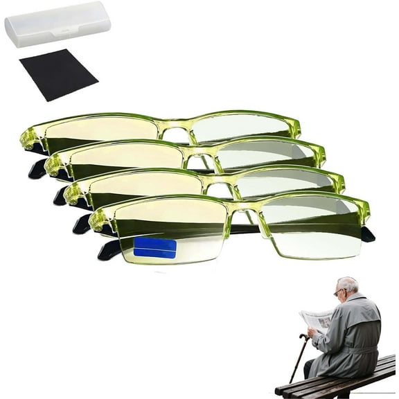 No Blue Vision Glasses, Blue Light Blocking Glasses, for Reading, Computer or TV