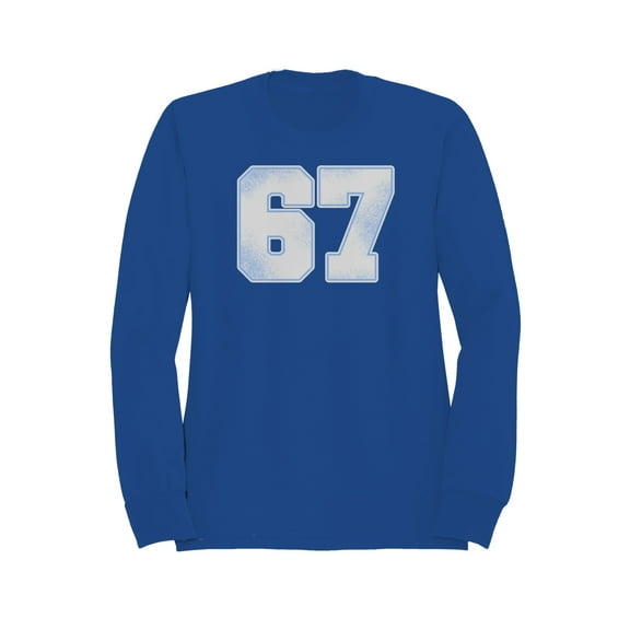 Retro Style Number 67 Design Women's Sweatshirt