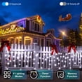 thumbnail image 3 of Luces navideñas HRANBOTY de 82 pies, 616 LED, 8 modos, color blanco frío, 3 of 8