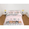 thumbnail image 2 of Ropa de cama de gatos del vecindario, ropa de cama para niños pequeños, juego de funda nórdica para niños, regalo, 2 of 4