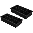 thumbnail image 1 of Pack XXL Ice Cube Tray Mold for 8 Ice Cubes 5 x 5 CM, large ice cubes, 1 of 4