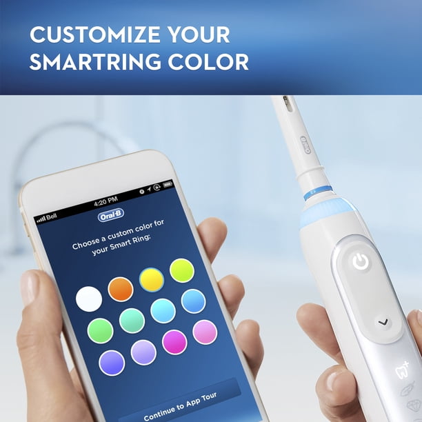 Oral-B Genius X 10000, AI Rechargeable Electric Toothbrush, White