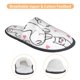 thumbnail image 3 of Fotbe Alpacas and Hearts Pantuflas Peludas para Mujer con Estampado, Zapatillas de Peluche, Zapatos de Invierno para Casa, Uso Interior y Exterior-Medium, 3 of 8