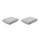 thumbnail image 2 of Injueey Caja de almacenamiento multifuncional de plástico para cajón debajo del escritorio, elegante y organizada, ahorra espacio, gris L gris L 2Conjunto, 2 of 6