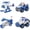 police, variant on DIY Disassembly Engineering Car Toy 4 Pack, Assembly Puzzle for Gift