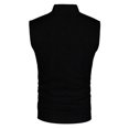 thumbnail image 5 of Casual Men's Vest with Loose Design - Winter Warm Down Cotton Vest Coat for Layering, Christmas Activities, and Daily Wear, Ideal for Comfort,Black,L, 5 of 5