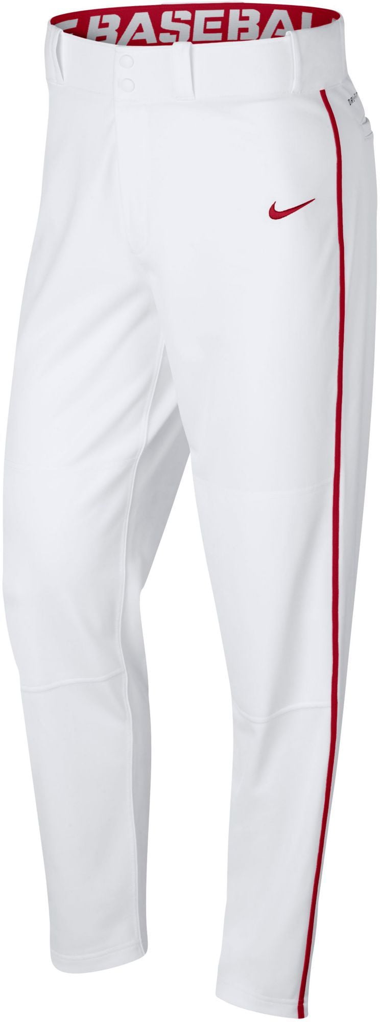 nike baseball pants red piping