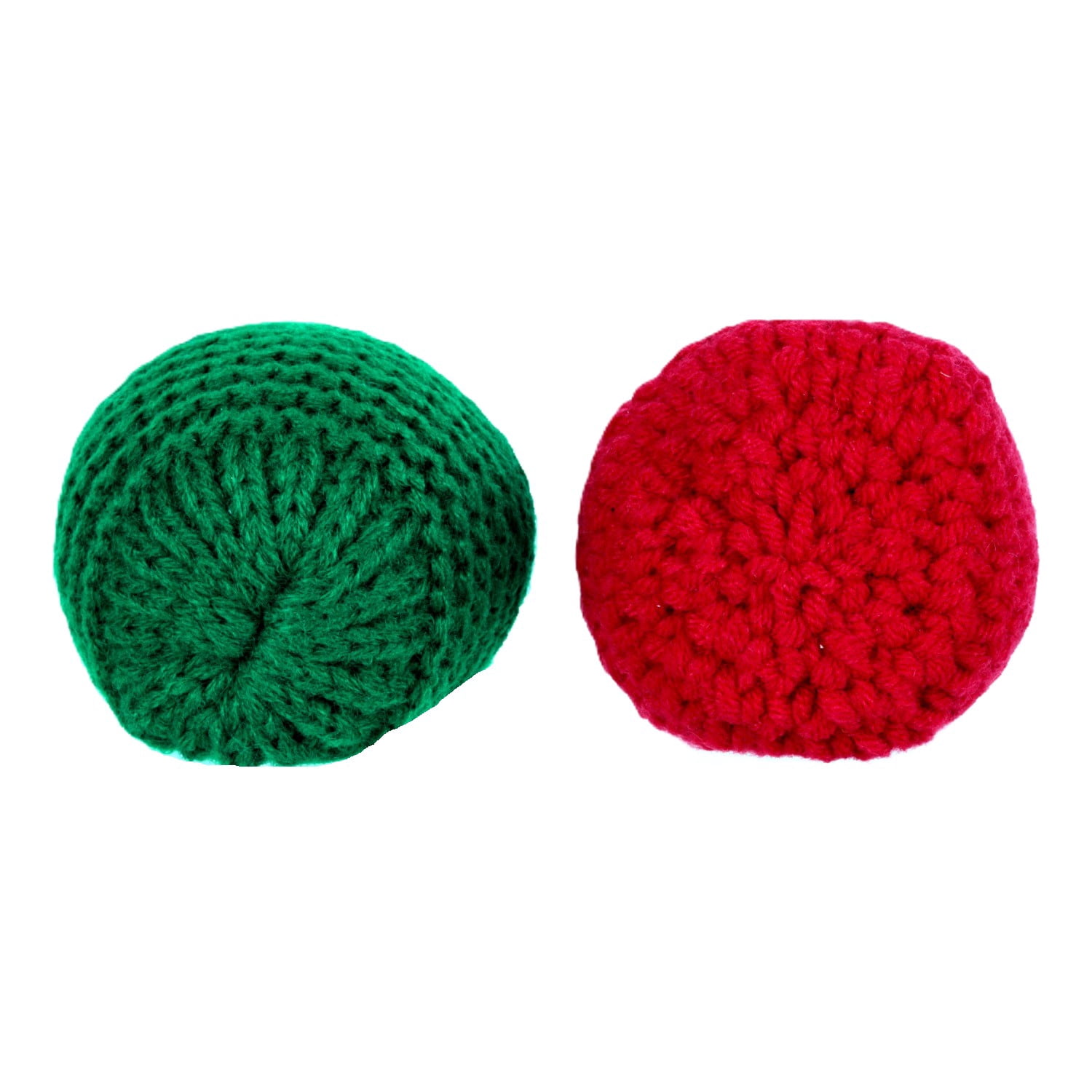 Crochet Footbag 2-Pack – 2.25 x 2 in, 40g Kick Sack Balls for Adults & Kids, Juggling & Stress Relief Toy