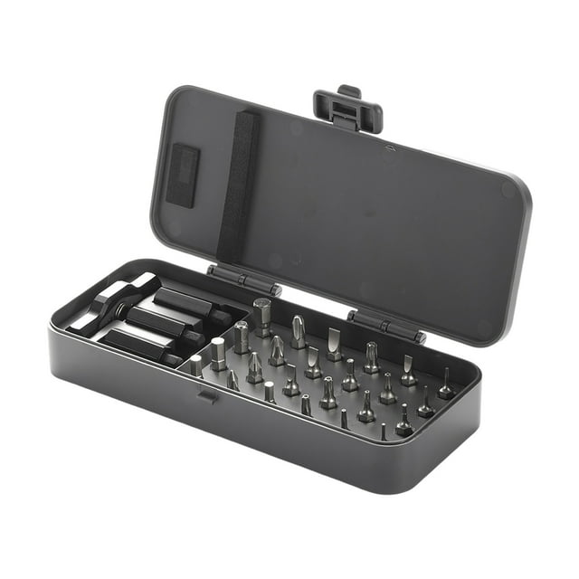 Ensemble Tournevis 24 en 1 Multifonctionnel DIY avec Poignée Détachable pour Meubles Kit d'Outils de Précision Portable Petit Tournevis 11 en 1 Tournevis Robuste
