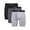 Black, Light Grey, Dark Grey, variant on Hanes Mens Underwear Boxer Brief, 3-Pack, Moves Anti-Chafe Boxer Brief with Total Support Pouch