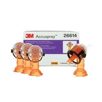 3M Accuspray Atomizing Head Refill Pack for 3M PPS Series 2.0, 26614, Orange, 1.4 mm, 4 nozzles per pack