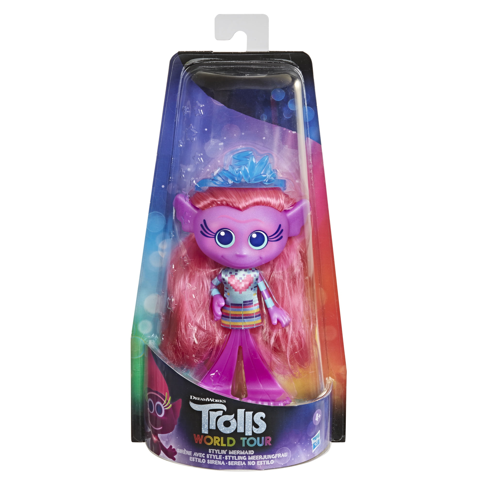 DreamWorks Trolls World Tour Mermaid Collectible Doll E7043 Toy Figure for sale online 