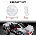 thumbnail image 2 of Yazoeia Car Door Shock Absorber Anti-Collision Gasket, 20 PCS Silicone Sound Insulation Stickers, Universal Auto Door Protection Sticker, Vehicle Accessories Fit for Most Cars (Fluorescent, 2 of 6