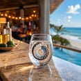 thumbnail image 6 of 2D Stemless Wine Glasses, Ocean Series Stemless Drinkware Tumbler, Beach Themed Decor Bar Glass Cup, Coastal Housewarming Gift for Ocean Lovers, 6 of 7