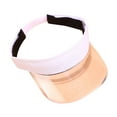 thumbnail image 2 of IDALL Sun Hat Visor Hats Women Ladies Hat Outdoor Adjustable Cap Summer Sunscreen Visor Empty Top Hat Golf Hat Summer Hats White One Size, 2 of 2
