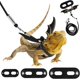 thumbnail image 1 of Correa de cuero de lagarto ajustable, correa de ala de cuerda de tracción para exteriores para reptiles pequeños (d-583-a), 1 of 5