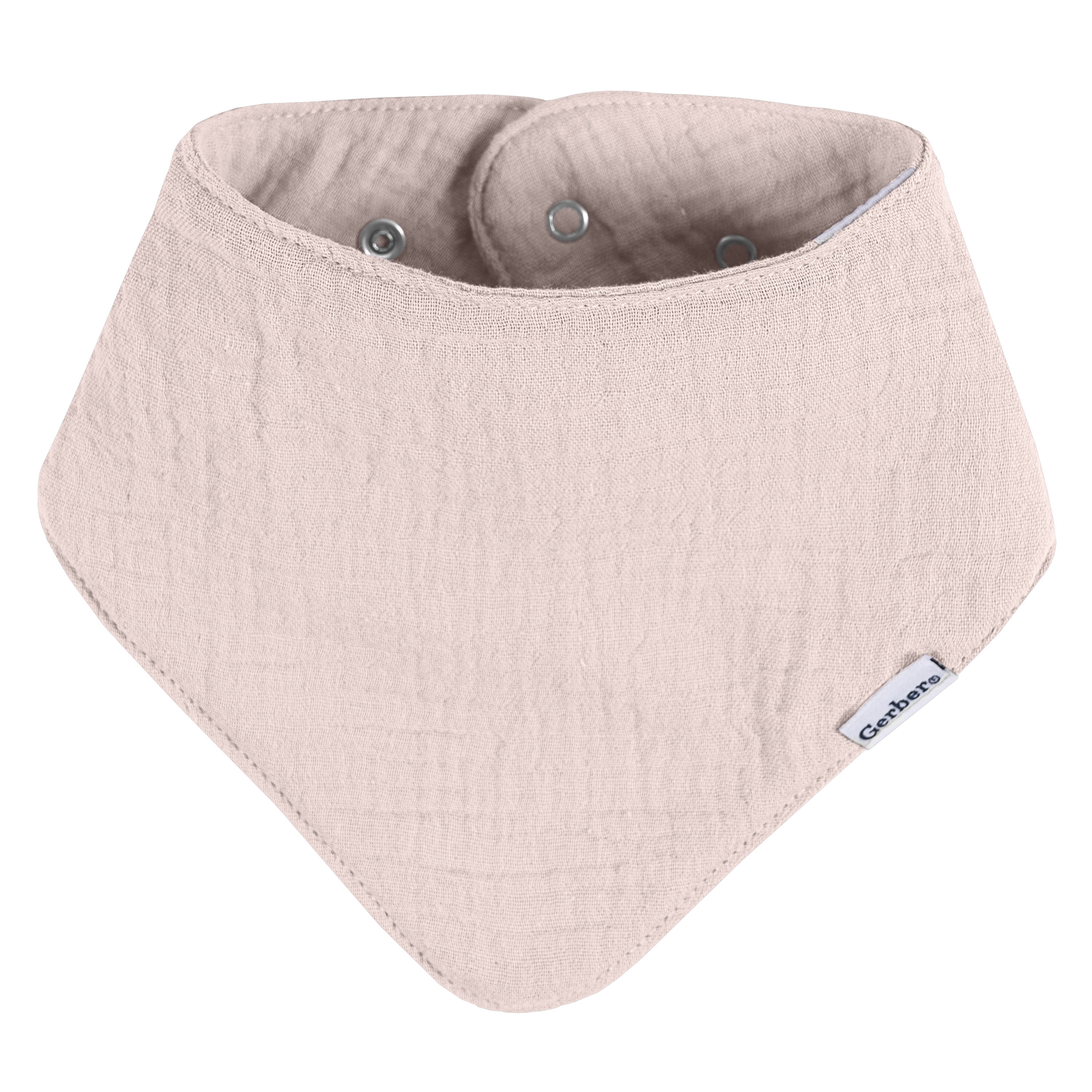 Gerber Baby Neutral Muslin Bandana Bibs, 10-Pack, One Size