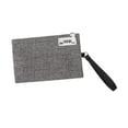 thumbnail image 3 of Bolso de mano con cerradura y contraseña, bolso para documentos, informal, organizador de certificados, organizador de archivos de oficina para sellos Gris, 3 of 8