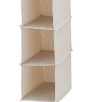 Mainstays 10-Shelf Canvas Closet Hanging Organizer for Shoes and Clothes