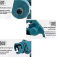 thumbnail image 4 of For Makita 18v Battery Cordless Electric Air Blower & Suction Handheld Leaf Computer Dust Collector Cleaner Power Tools-In stock, 4 of 5
