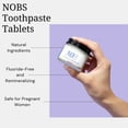 thumbnail image 2 of oothpasteNOBS spot NOBS toothpaste tablets Toothpaste Tablets can be spot label toothpaste, 2 of 4