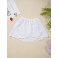 thumbnail image 6 of iiniim Girls Ballet Dance Chiffon Skirt Wrap Over Scarf Skirt Tutu Short Dress 2-14 White 2-6, 6 of 7