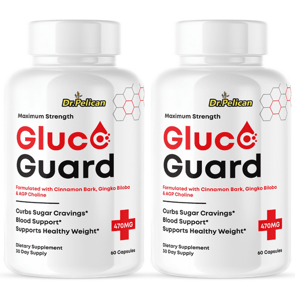 Gluco Guard- Blood Support- 2 Bottles- 120 Capsules