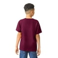 thumbnail image 3 of Gildan Youth Heavy Cotton T-Shirt, Blank Tee for Crafts & DIY, Kids Short Sleeve Tee, Maroon, L, 3 of 5