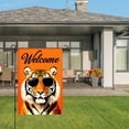 thumbnail image 3 of Amhnf Welcome Tiger With Sunglasses Garden Flag For Home Outdoor Garden Yard Decor 12x18 inch, 3 of 5