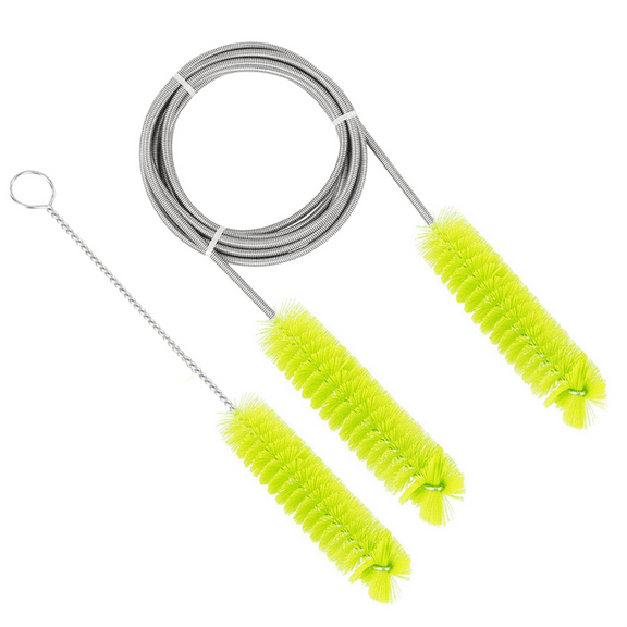 Brush Diameter 15mm 19mm -  Tube Cleaning Brush- Suitable for Most  Hose Type (Yellow)