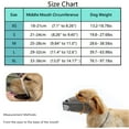 thumbnail image 4 of Nylon Dog Muzzle for Small Medium Dogs, Air Mesh Breathable and Drinkable Pet Muzzle for Anti-Biting Anti-Barking Licking (M,Black), 4 of 12