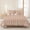 Orange, White, variant on 3 Pieces King Quilt Set,Minimalist Pink Beige Gingham Soft Bedding Sets with 1 Quilt & 2 Pillow Shams,Rustic Buffalo Check Summer Bedspread Lightweight Coverlet Comforter for All Season