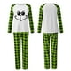 thumbnail image 2 of Conjuntos de pijamas navideños familiares a juego Grinch 2024, pijama de Grinch con parte superior y pantalones de pijama a cuadros, pijama de Grinch para niños y adultos para la familia, Mujer L, 2 of 4