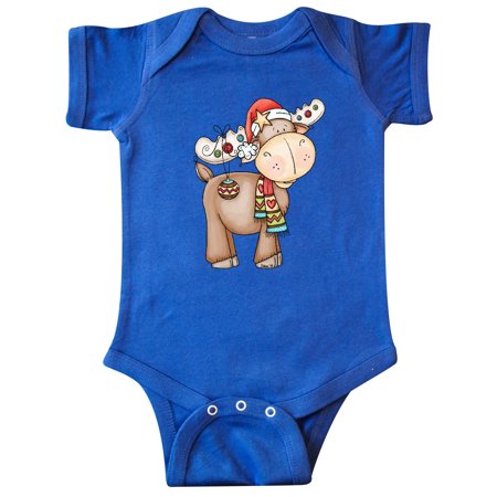 

Inktastic Christmas Molly Moose Gift Baby Boy or Baby Girl Bodysuit