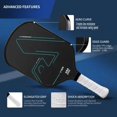 thumbnail image 4 of HYPERSONIC 16mm Carbon Fiber Pickleball Paddle, 4 of 7