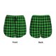 thumbnail image 3 of Balery Buffalo Plaid Green Black Pantalones cortos deportivos para mujer con forro y dos bolsillos, elásticos, para entrenamiento, gimnasio, yoga-XX-Large, 3 of 7