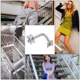 thumbnail image 3 of Shisuyan Handrail Wall Mount Bracket Silver 1Set 4.1x3.1in, 3 of 9