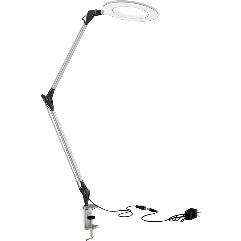 Swing arm architect desk lamp led clearance ring light by lavish home