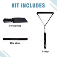 thumbnail image 5 of Neck Stretcher Strap, Spine Chiropractic Decompression Tool With Chin Belt. Cervical Neck Traction D, 5 of 5