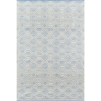 Momeni Contemporary Rectangle Area Rug, Light Blue, 2' X 3'