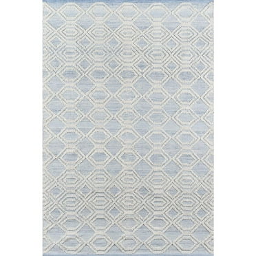 Momeni Contemporary Rectangle Area Rug, Light Blue, 2' X 3'