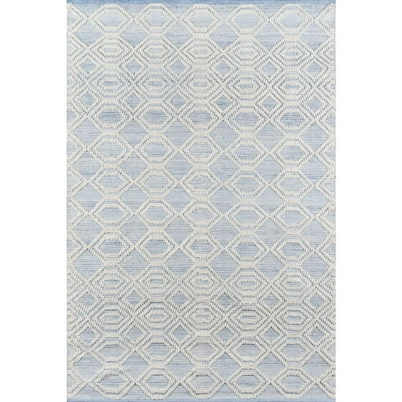 Momeni Contemporary Rectangle Area Rug, Light Blue, 2' X 3'