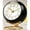 Black, variant on Analog Alarm Clock, Retro Small Desk Clock with Night Light, Backlight Cute Simple Metal Design, Silent Non-Ticking, Battery Powered, for Bedroom,Travel,Kitchen,Bedside Desktop Decor