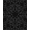 Black, Pattern 1, variant on ODIKA 6'x6' Machine Washable Non-Slip Area Rug, Enchanted Garden Wildflower Meadow Arrangement High Traffic Rug, Black, 297456